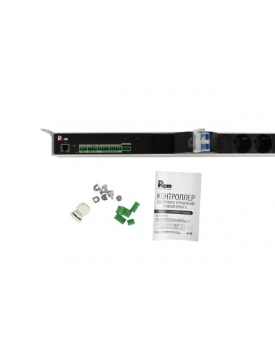 Блок силовых розеток с контроллером REM R-MC1-32-4x2S-2x3C13-2x2C19-A-1820-K в Первоуральске Блоки розеток Pintop.ru