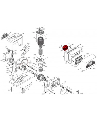 Конденсатор 9 мкФ с гибкими выводами Came 119RIR304 в Первоуральске Запчасти для шлагбаумов и автоматики Pintop.ru
