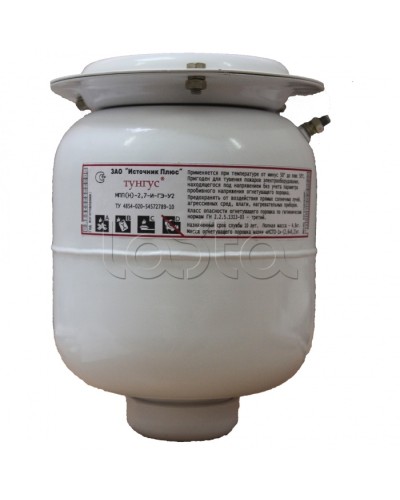 Модуль порошкового пожаротушения термостойкого исполнения Источник-плюс Тунгус-МПП(Н-Т1)-2,7(н)-И-ГЭ-У2 в Первоуральске Модули порошковые Pintop.ru