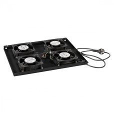 Панель вентиляционная с 4 вентиляторами Cabeus TRAY-60-BK