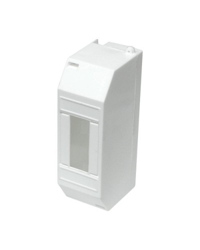 Щиток наружный для автоматических выключателей под 1-2 модуля (белый) Экопласт 44917 в Первоуральске Боксы для автоматов Pintop.ru