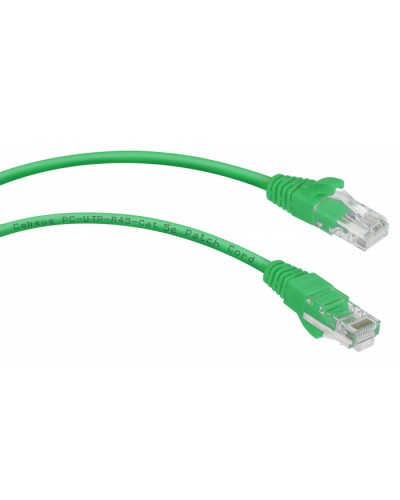 Патч-корд UTP, категория 5e, 0.15 м, неэкранированный, зеленый Cabeus PC-UTP-RJ45-Cat.5e-0.15m-GN в Первоуральске Патчкорды (медные) Pintop.ru