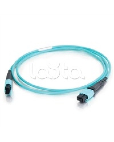 Патч-корд волоконно-оптический Hyperline (FHD-MC3-503-MPOF12/PS-MPOF12/PS-A-3M-LSZH-AQ) в Первоуральске Патч-корды и пигтейлы Pintop.ru