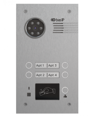 Вызывная панель BAS-IP BA-04MD SILVER в Первоуральске Вызывные IP панели Pintop.ru