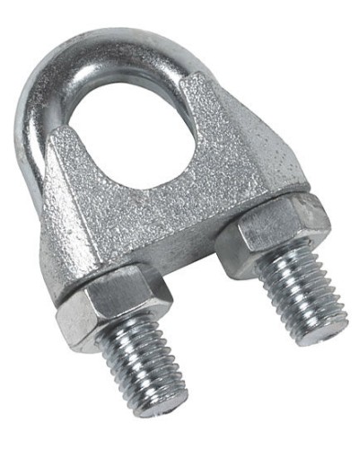 Зажим троса D3 усиленный ПожТехКабель (890-510) в Первоуральске Трос и аксессуары Pintop.ru