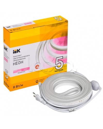 Комплект DIY (2835P120-8-IP65-220В 5м + др.) IEK (LSR5-P-120-65-2-05-S0) в Первоуральске Источники света(Лампы) Pintop.ru