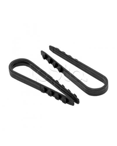 Дюбель-хомут для круглого кабеля (5-10мм) черный (100шт.) EKF PROxima (plc-ncc-5x10b) в Первоуральске Крепеж: Дюбели, шурупы, саморезы Pintop.ru