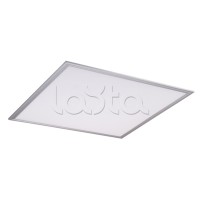 Панель светодиодная тонкая ЛУО-4008-L 36Вт 6500К IP40 серебро 595х595 EKF Basic (LPS-4008-L-36-6500)