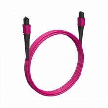 Кабельная сборка MPO(F) -MPO(M)-12 волокон 50/125 OM4, 5 m Cabeus (FOP-50-OM4-12-MPO(F)-12-MPO(M)-B-5m)