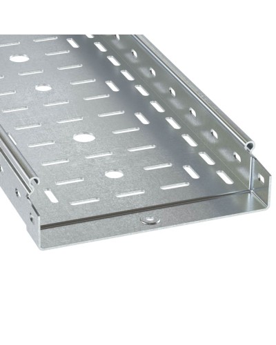 Лоток перфорированный 200х50 L 3000 толщ. 1,0 мм, горячеоцинкованный DKC (3526410HDZ) в Первоуральске Кабельные лотки Pintop.ru