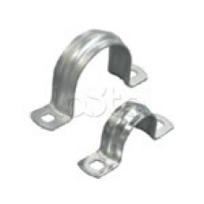 Скоба оцинкованная с двумя отверстиями для трубы D40мм, м.о.8,5-6,0мм (1уп=50шт) Экопласт (43640P-50)