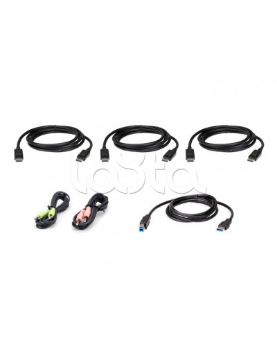 Комплект KVM-кабелей USB DisplayPort Triple Display (1.8м) ATEN 2L-7D02UDPX6 в Первоуральске Видеоусилители, Модуляторы, Делители Pintop.ru