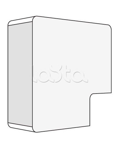 Угол плоский для миниканалов TMC AMP 15x17 DKC 00414 в Первоуральске Аксессуары для кабель-канала Pintop.ru