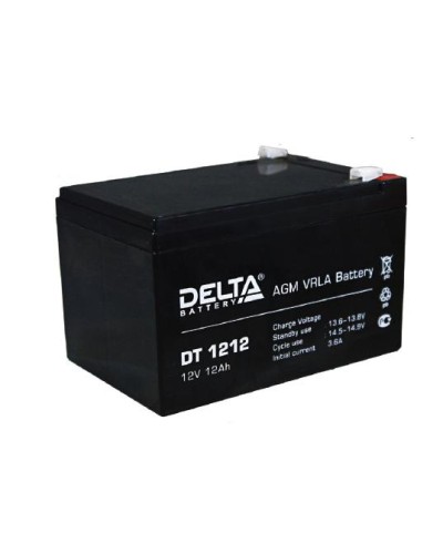 Аккумулятор свинцово-кислотный Delta DT 1212 в Первоуральске Электротехническое оборудование Pintop.ru