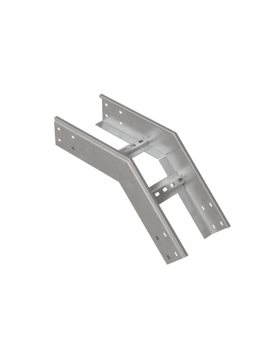 Угол лестничный вертикальный внешний 45 гр. 100х600х1,2 мм HD85 N КМ-профиль (LVL45-100-600-1.2 HD85 N) в Первоуральске Аксессуары для лотков Pintop.ru