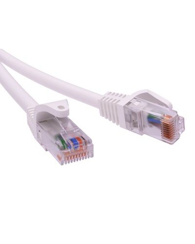 Патч-корд неэкранированный CAT5E U/UTP 4х2, LSZH, белый, 7м DKC RN5EUU4570WH в Первоуральске Патчкорды (медные) Pintop.ru