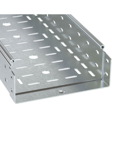 Лоток перфорированный 200х80 L3000 толщ.1,0 мм, горячеоцинкованный DKC (3530410HDZ) в Первоуральске Кабельные лотки Pintop.ru