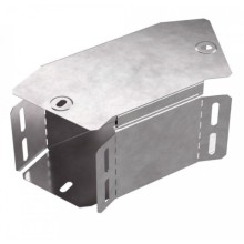 Угол горизонтальный 45 градусов с крышкой Стандарт 100х100 Промрукав (PR16.0425)