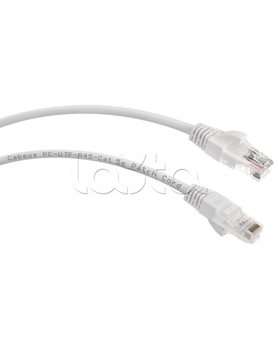 Патч-корд UTP, категория 5e, 0.15 м, неэкранированный, белый Cabeus PC-UTP-RJ45-Cat.5e-0.15m-WH в Первоуральске Патчкорды (медные) Pintop.ru