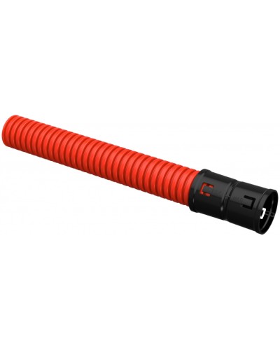 Труба гофр. ПНД 40 мм (50 м) IEK (CTG12-040-K04-050-R) в Первоуральске Труба гофрированная Pintop.ru