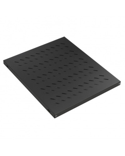 Полка стационар. 19, для шкафов глуб. 600, 370мм, нагрузка 50 кг, чер. Datarex DR-421111 в Первоуральске Полки для шкафов и стоек Pintop.ru