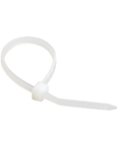 Хомут с площадкой ХП1 3,0x200, белый, 100шт\упак, IEK UHH61-3-200-100 в Первоуральске Стяжки-хомуты Pintop.ru