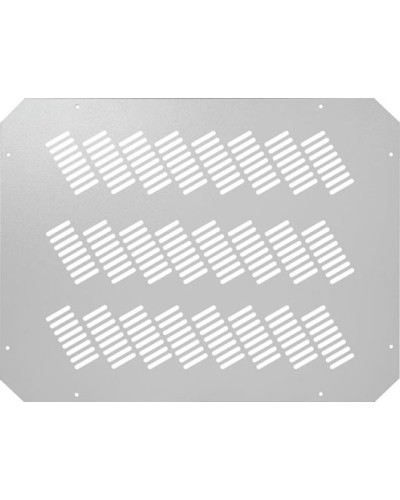 Заглушка проема вентиляторного блока, перфорированная TLK TLK-BLNK-FAN-P-GY в Первоуральске Полки для шкафов и стоек Pintop.ru