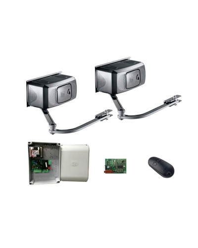 Комплект автоматики для двухстворчатых распашных ворот Came F1000 KIT на основе привода F1000 (блок управления ZF1N, радиоуправление) в Первоуральске Автоматизация ворот Pintop.ru