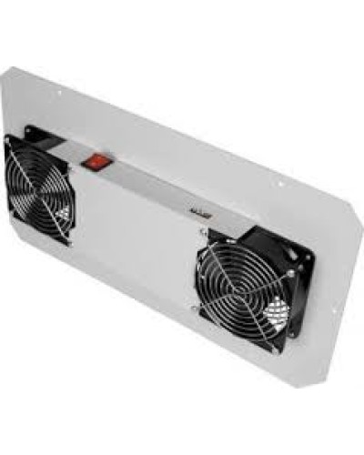 Блок вентиляторный TLK (TLK-FAN2-TERM-GY) для настенных шкафов серии TWC и TWA в Первоуральске Вентиляторные модули Pintop.ru