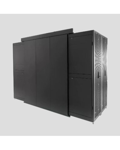 Панель задняя двухрядного коридора сплошная 48U для шкафов серии ШТК-СП-48.×.× ЦМО ЦОД-СП-Ф2-48-9005 в Первоуральске Аксессуары для стоек и шкафов Pintop.ru