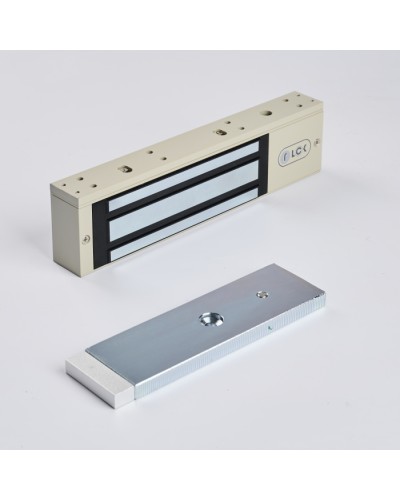 R-Lock RL-EM350-LSG - Электромагнитный замкок, 350кг, DC12/24B, цвет серый, RAL7032 (галечный серый), два датчика втроены в корпус замка: датчик Холла и магнито-контактный датчик в Первоуральске Электромагнитные замки Pintop.ru