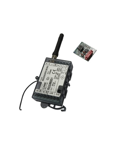 Шлюз GSM для управления автоматикой посредством технологии CAME Connect Came RGSM001S в Первоуральске Устройства радиоуправления для шлагбаумов и автоматики Pintop.ru