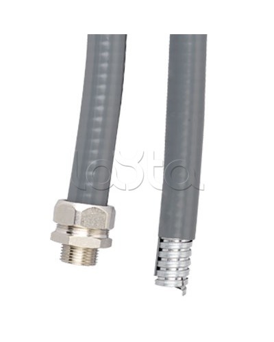 Металлорукав DN 20мм в гладкой EVA изоляции, Dвн 20,5 мм, Dнар 27,0, IP66, 50 м, цвет серый DKC 607E022 в Первоуральске Металлорукав Pintop.ru