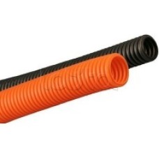 Труба гофрированная ПНД 20 мм без зонда тяжёлая цвет оранжевый DKC 70520