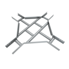 Х-разветвитель лестничный 100х100х1,2 мм HD85 КМ-профиль (LXD100-100-1.2 HD85)
