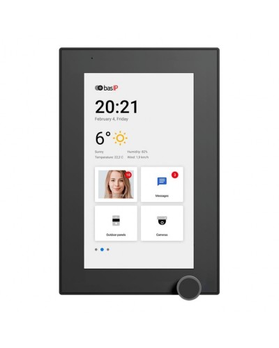 IP-видеодомофон BAS-IP AZ-07L BLACK в Первоуральске Абонентские IP устройства Pintop.ru