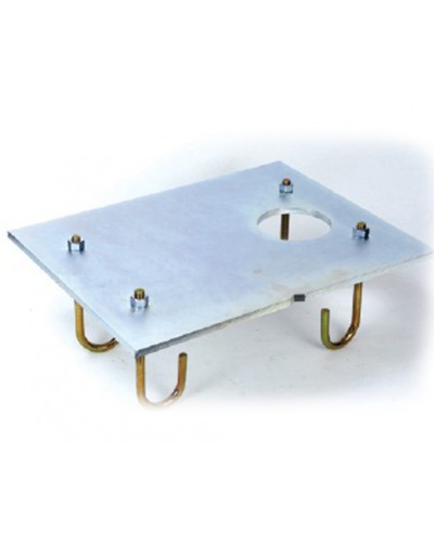 Пластина монтажная с анкерами для шлагбаума B680 H Faac 490139 в Первоуральске Запчасти для шлагбаумов и автоматики Pintop.ru